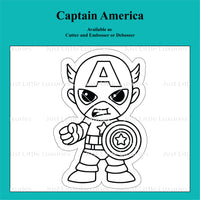Captain America (1) Superhero Cookie Cutter