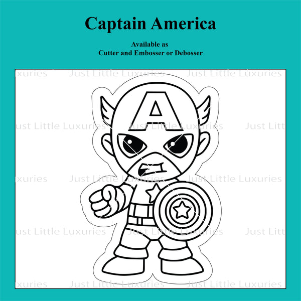 Captain America (1) Superhero Cookie Cutter