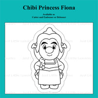 Chibi Princess Fiona Cookie Cutter
