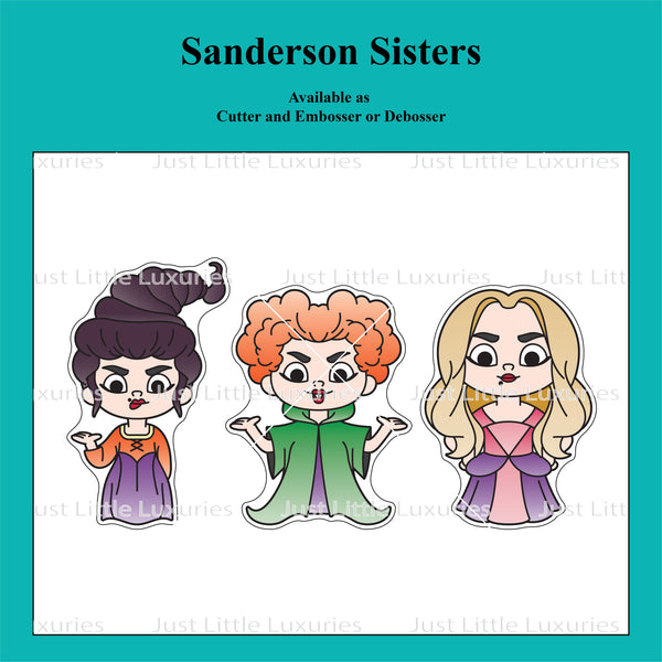 Sanderson Sisters (Chibi) Cookie Cutter Set