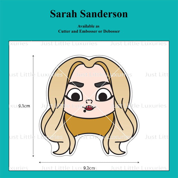 Sarah Sanderson Face (Chibi) Cookie Cutter
