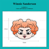Winnie Sanderson Face (Chibi) Cookie Cutter
