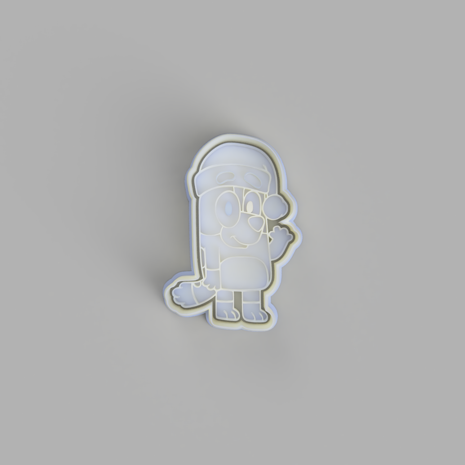 Christmas Bingo cookie cutter and stamper. Bluey TV Show ABC Kids - just-little-luxuries