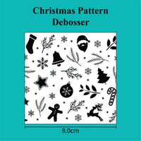 Christmas Pattern - Debosser
