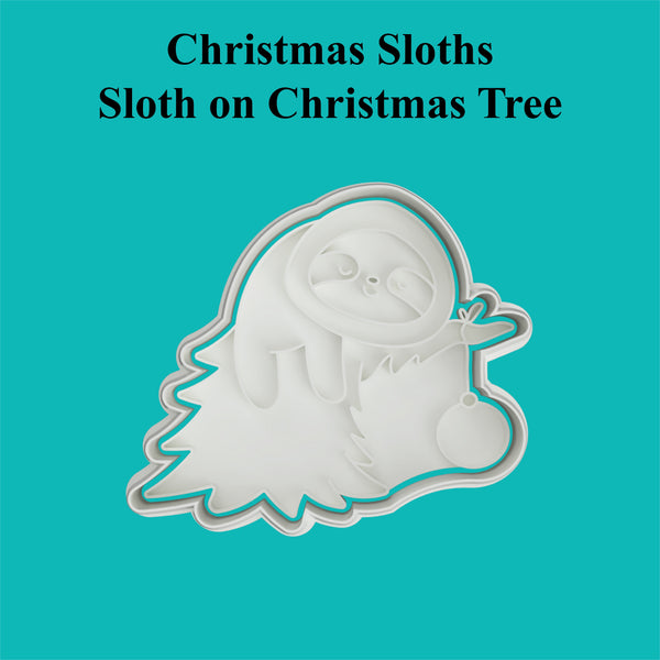 Christmas Sloths - Sloth on Christmas Tree
