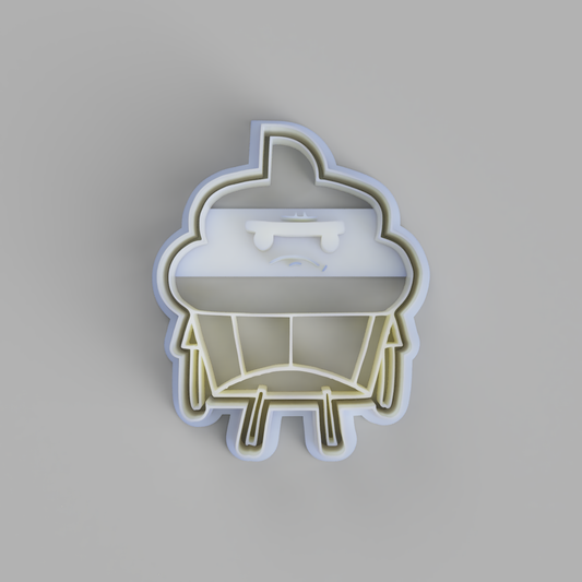 Cupcake Cookie Cutter. Cupcake and Dino - just-little-luxuries