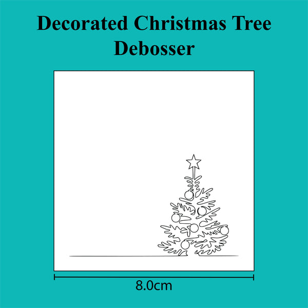 Decorated Christmas Tree - Debosser