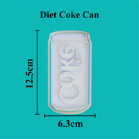 Diet Coke Can Cookie Cutter and Embosser.