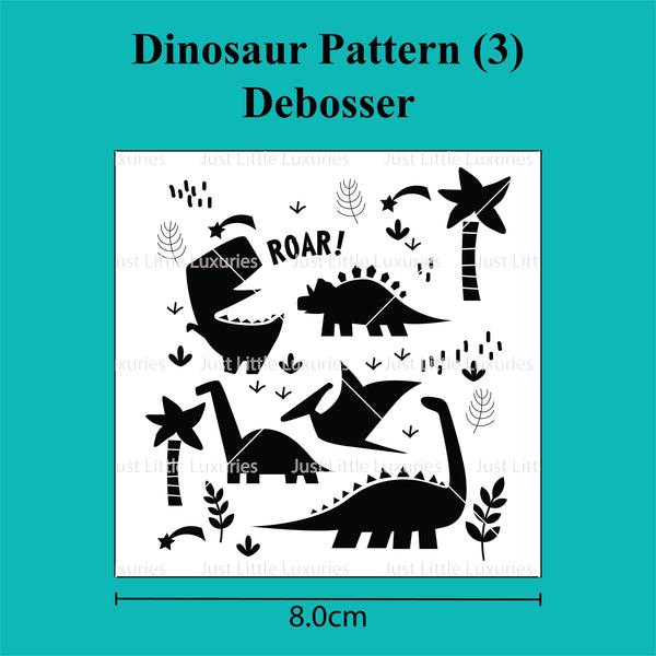 Dinosaur Pattern (3) - Debosser