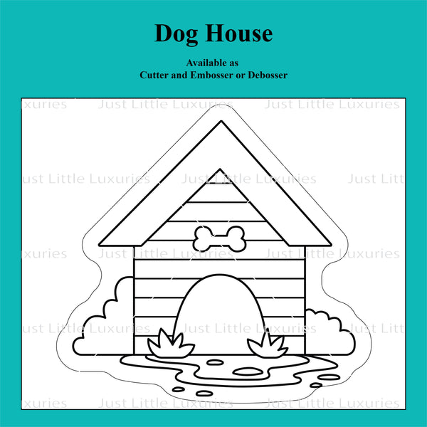 On the Farm -  Dog House Cookie Cutter