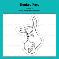 Donkey Face Cookie Cutter
