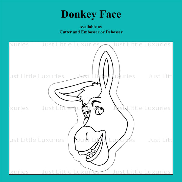 Donkey Face Cookie Cutter