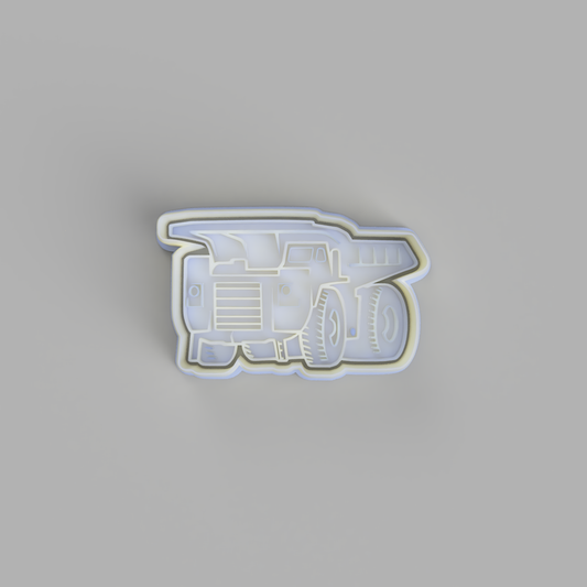 Haul Truck (2) Cookie Cutter and Embosser - just-little-luxuries