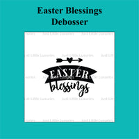Easter Blessings - Cookie Embosser. Fondant Embosser