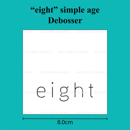 Simple Age Debosser