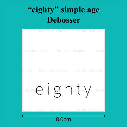 Simple Age Debosser