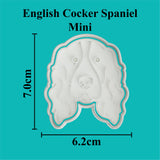 English Cocker Spaniel Cookie Cutter and Embosser