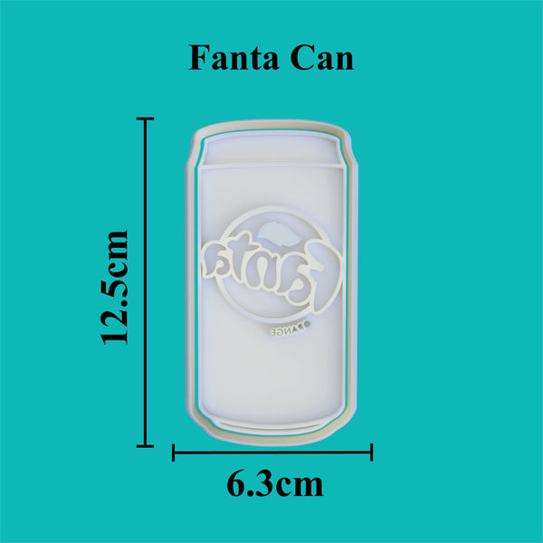 Fanta Can Cookie Cutter and Embosser.