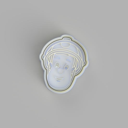 Fireman Sam Cookie Cutter - just-little-luxuries