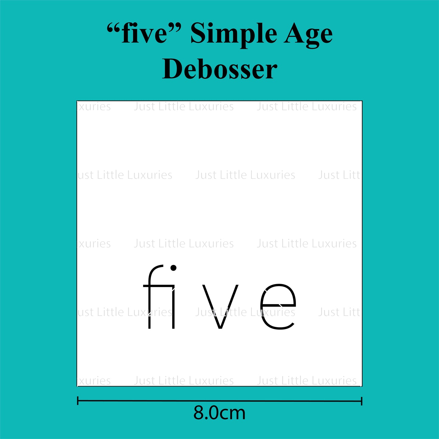 Simple Age Debosser