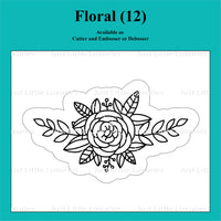 Floral (12) Cutter and Embosser/Debosser
