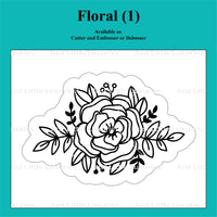 Floral (1) Cutter and Embosser/Debosser