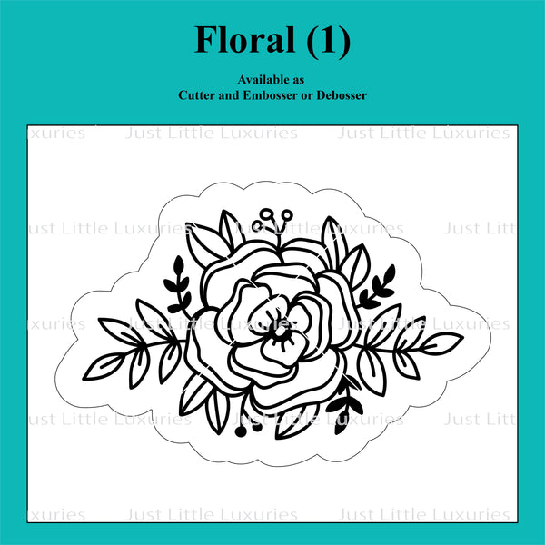 Floral (1) Cutter and Embosser/Debosser