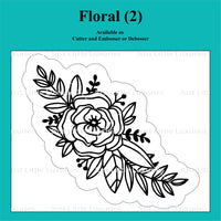 Floral (2) Cutter and Embosser/Debosser