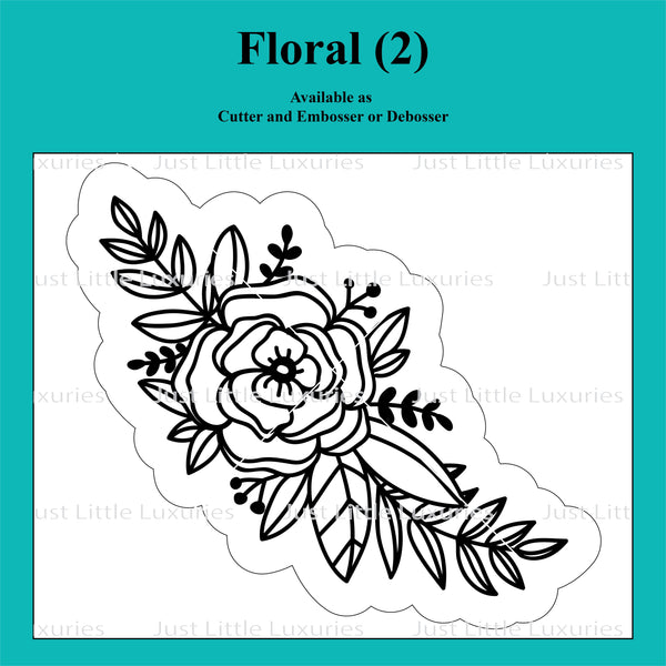 Floral (2) Cutter and Embosser/Debosser