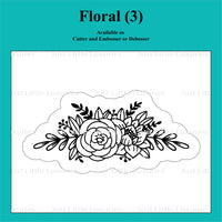 Floral (3) Cutter and Embosser/Debosser