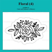 Floral (4) Cutter and Embosser/Debosser