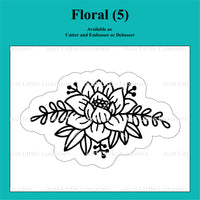 Floral (5) Cutter and Embosser/Debosser