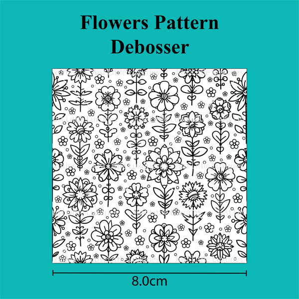 Flowers Pattern - Debosser