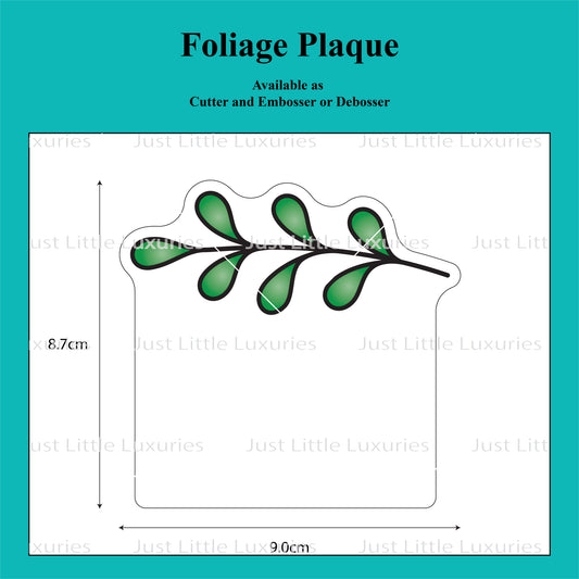 Foliage Plaque