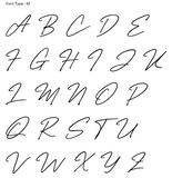 Monogram Raised 3D Cookie Embosser. Font Type M - just-little-luxuries