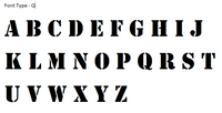 Monogram Raised 3D Cookie Embosser. Font Type Q - just-little-luxuries