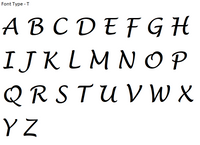 Monogram Raised 3D Cookie Embosser. Font Type T - just-little-luxuries