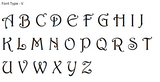 Monogram Raised 3D Cookie Embosser. Font Type V - just-little-luxuries