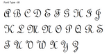 Monogram Raised 3D Cookie Embosser. Font Type W - just-little-luxuries