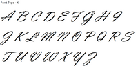 Monogram Raised 3D Cookie Embosser. Font Type X - just-little-luxuries