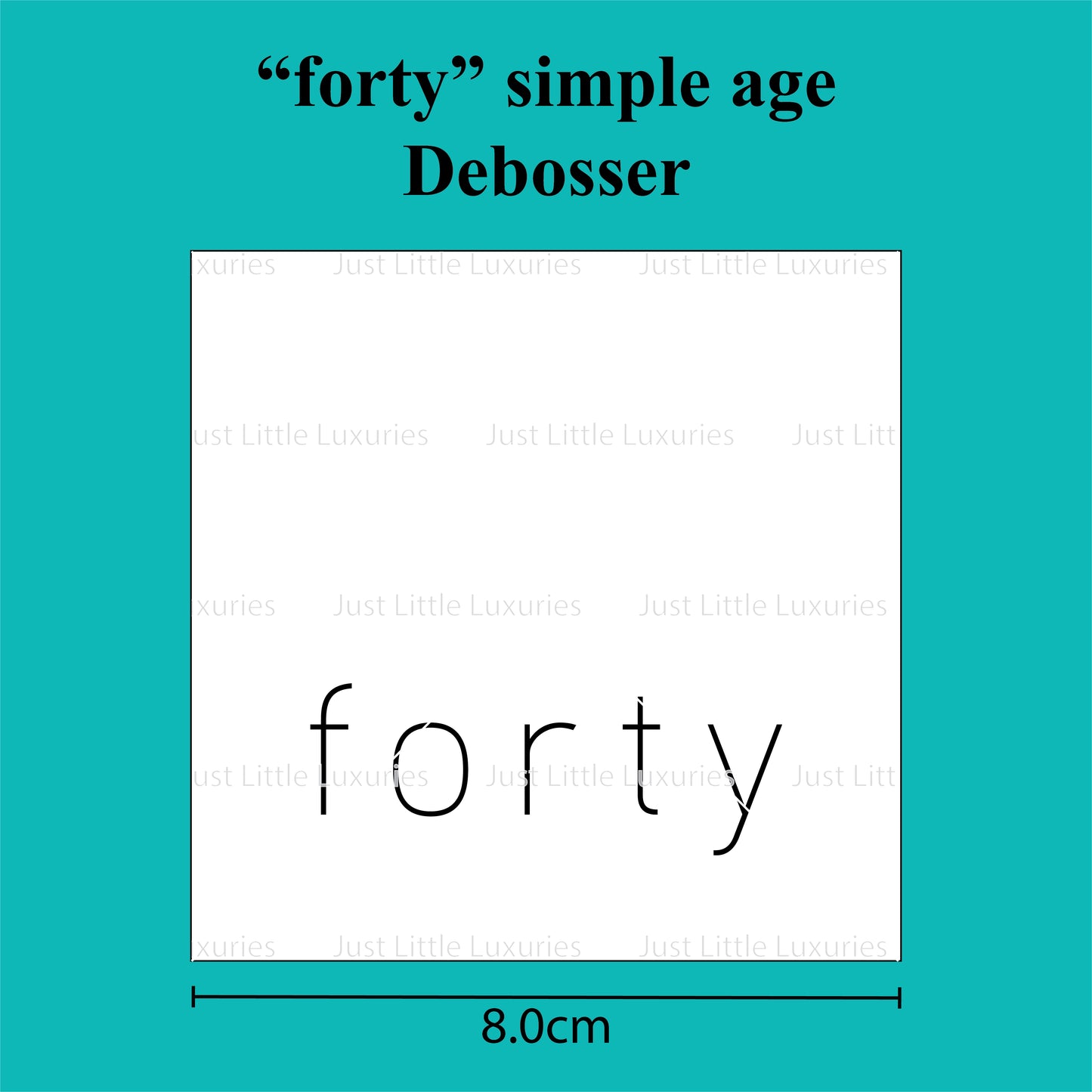 Simple Age Debosser