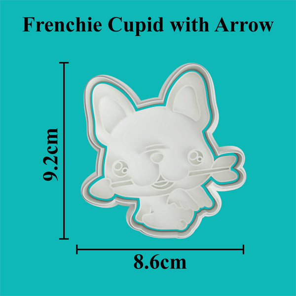 French Bulldog Cupid with Arrow