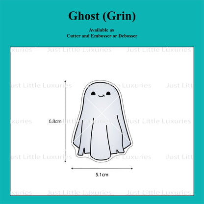 Ghost (Grin) Cookie Cutter