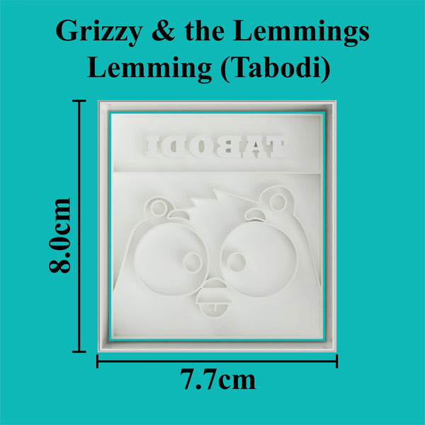 Grizzy And The Lemmings - Lemming (Tabodi) Cookie Cutter Set
