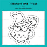 Halloween Owl - Witch Cookie Cutter