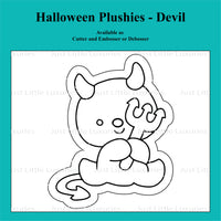 Halloween Plushies - Devil Cookie Cutter