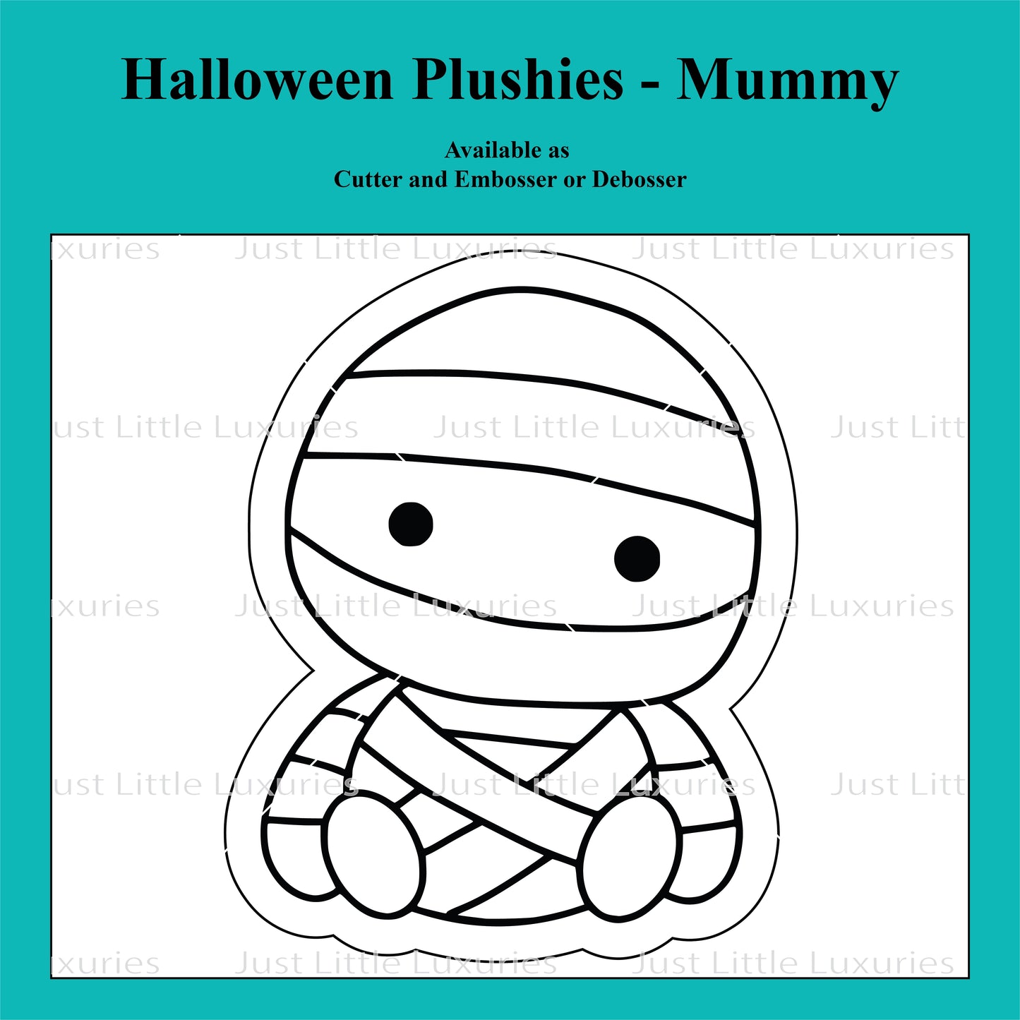 Halloween Plushies - Mummy Cookie Cutter