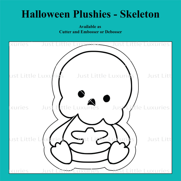 Halloween Plushies - Skeleton Cookie Cutter