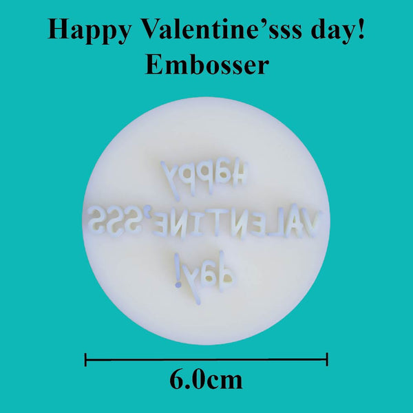 "Happy Valentine'sss day" embosser - just-little-luxuries