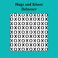 Hugs and Kisses/Naughts and Crosses Pattern Debosser
